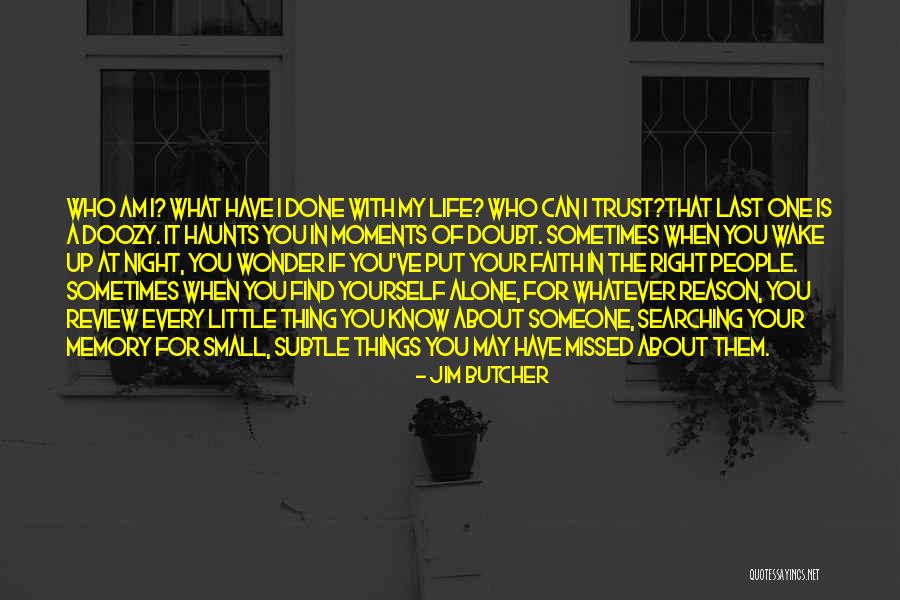 What Have You Done With Your Life Quotes By Jim Butcher