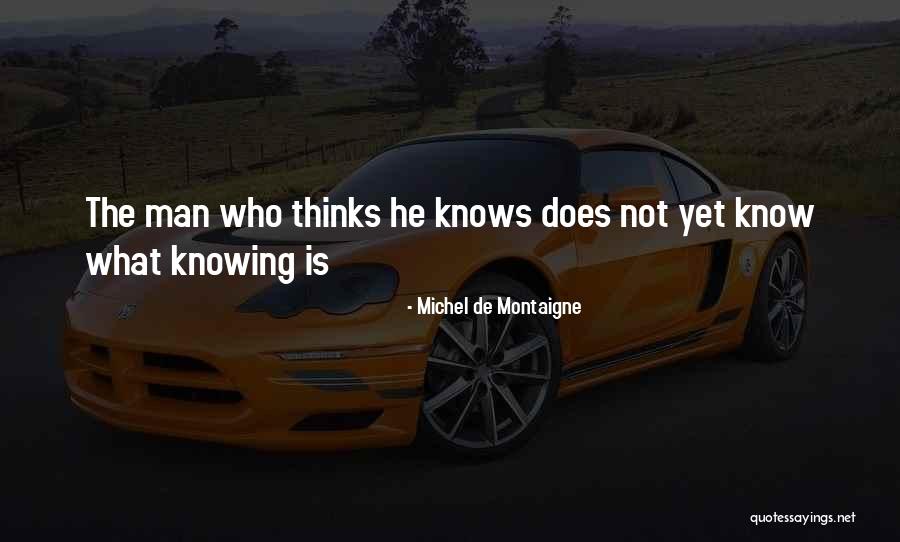 What He Is Quotes By Michel De Montaigne