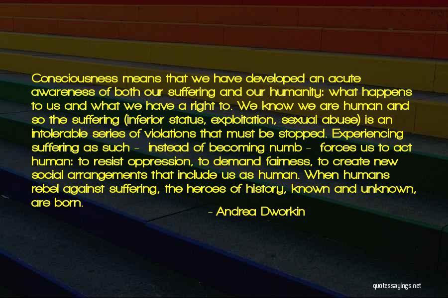 What Heroes Are Quotes By Andrea Dworkin