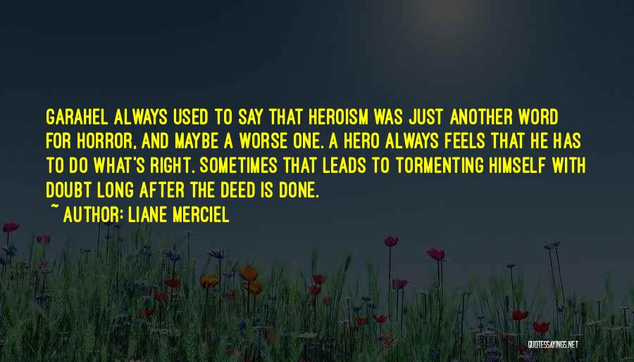 What Heroism Is Quotes By Liane Merciel