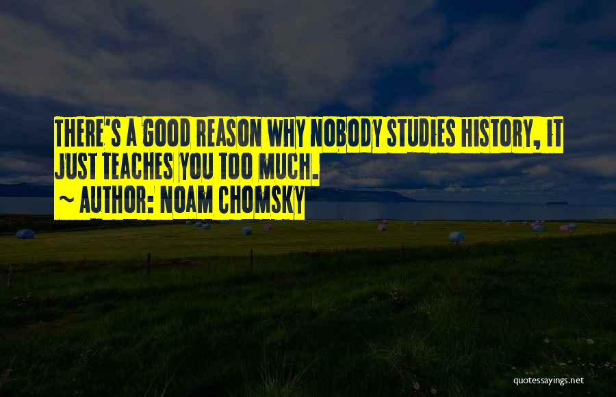 What History Teaches Us Quotes By Noam Chomsky