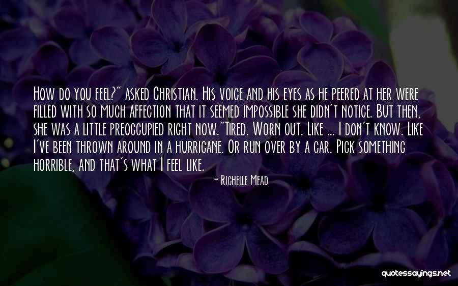 What I Feel Right Now Quotes By Richelle Mead