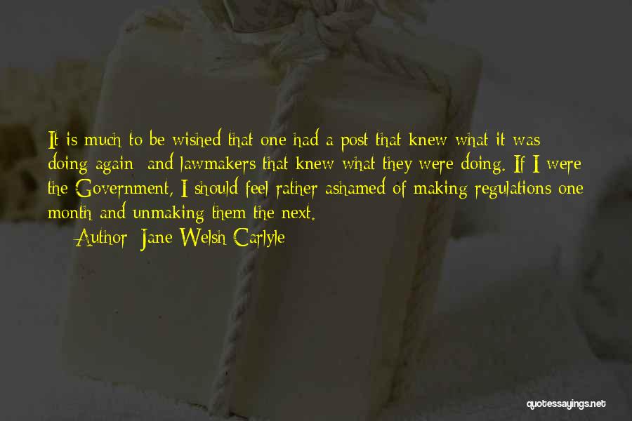 What I Post Quotes By Jane Welsh Carlyle