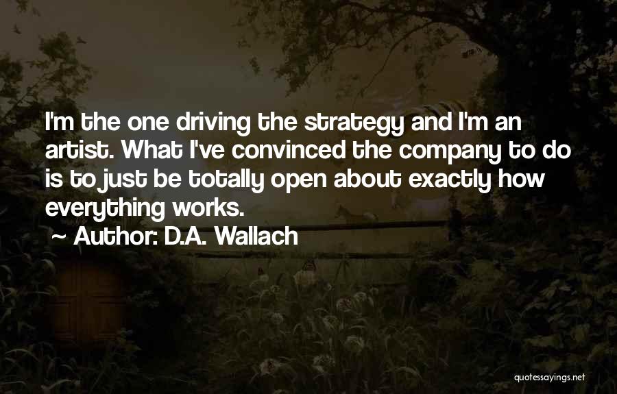What Is An Artist Quotes By D.A. Wallach