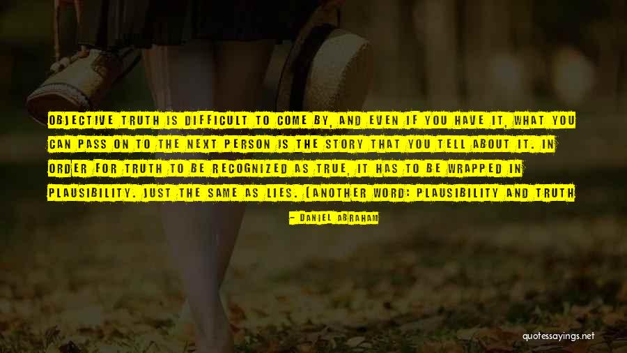 What Is Another Word For Quotes By Daniel Abraham