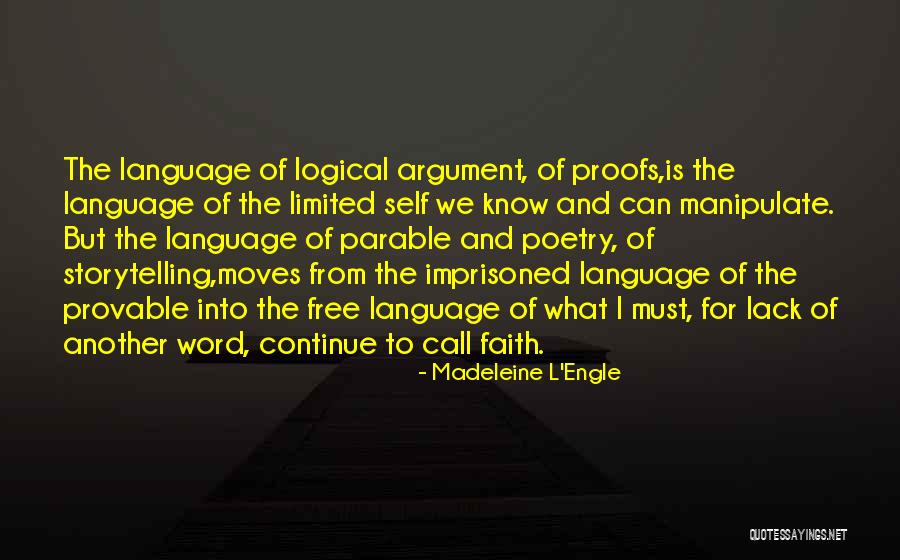 What Is Another Word For Quotes By Madeleine L'Engle