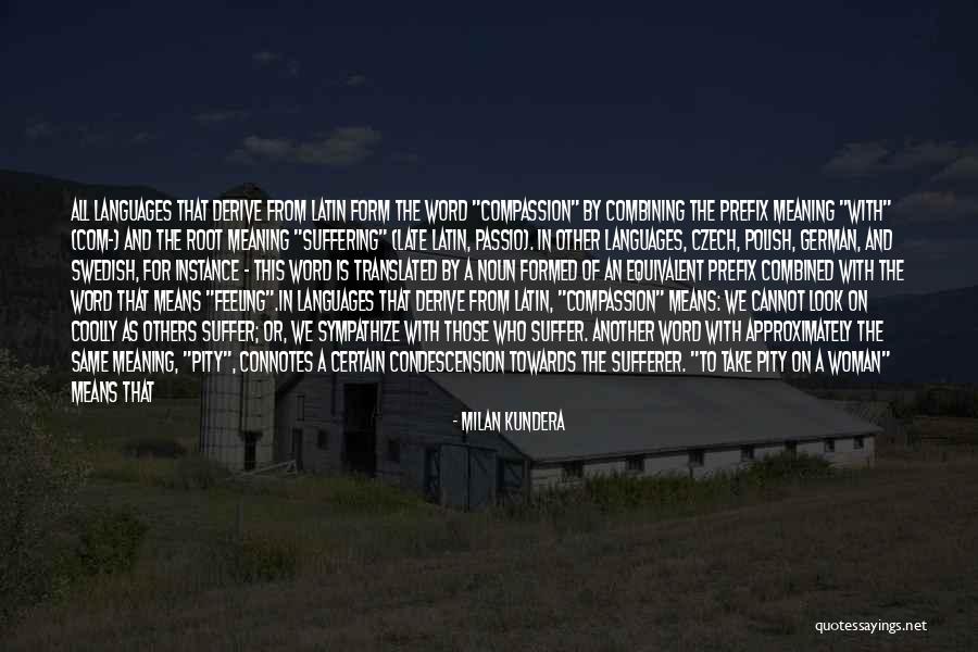 What Is Another Word For Quotes By Milan Kundera