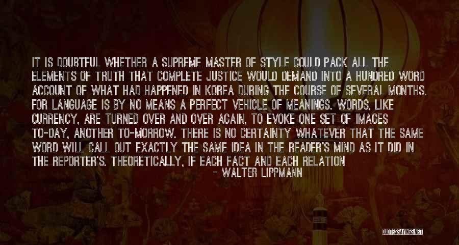 What Is Another Word For Quotes By Walter Lippmann