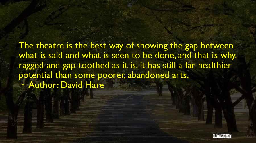 What Is Art Best Quotes By David Hare
