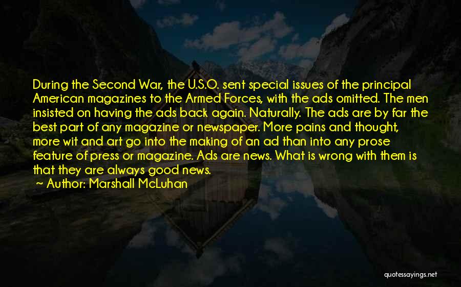 What Is Art Best Quotes By Marshall McLuhan