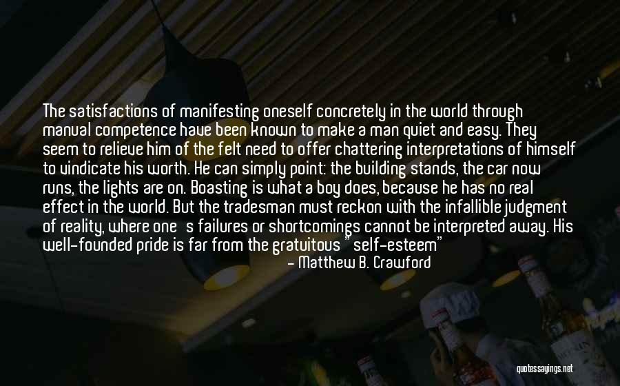 What Is Boasting Quotes By Matthew B. Crawford What Is Boasting Quotes By Matthew B. Crawford