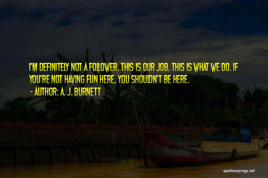 What Is Fun Quotes By A. J. Burnett