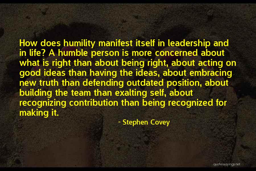 What Is Good Leadership Quotes By Stephen Covey