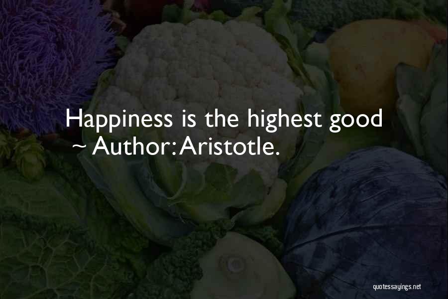 What Is Happiness Philosophical Quotes By Aristotle.