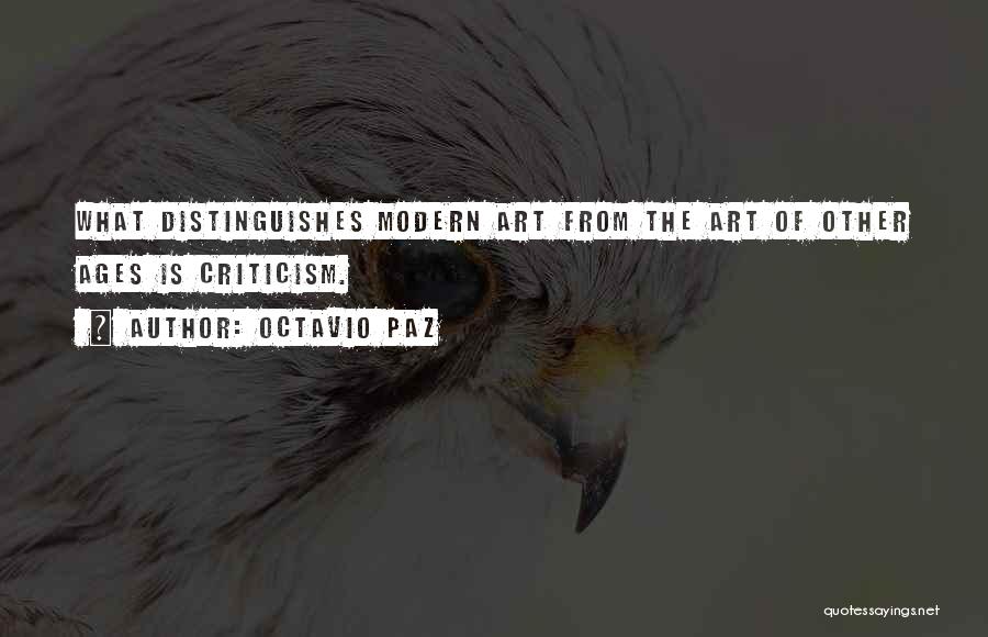 What Is Modern Art Quotes By Octavio Paz