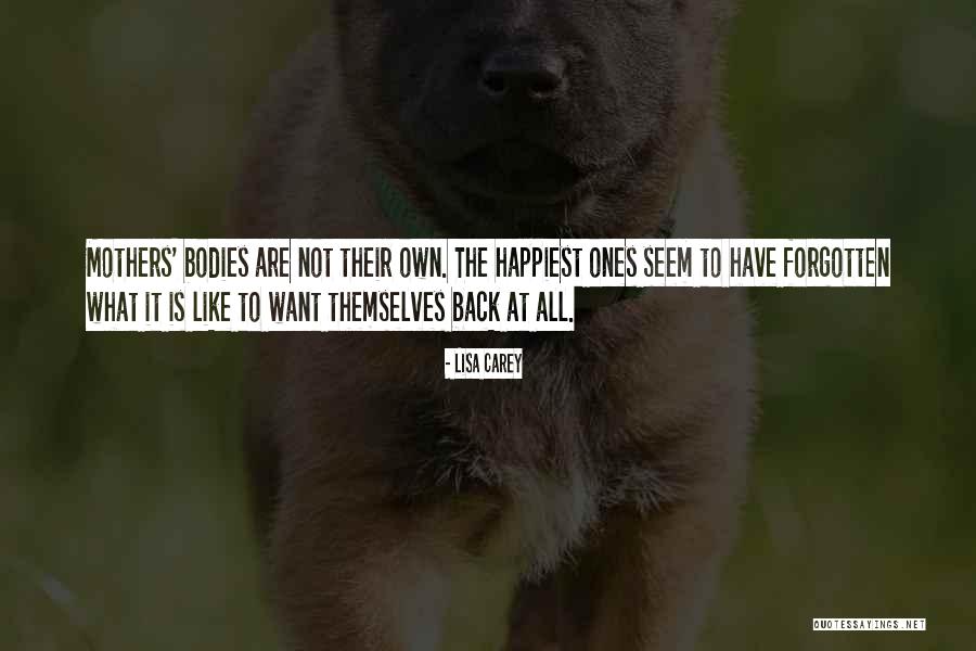 What Is Motherhood Quotes By Lisa Carey