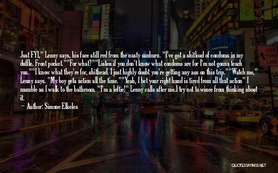 What Is Right In Front Of You Quotes By Simone Elkeles