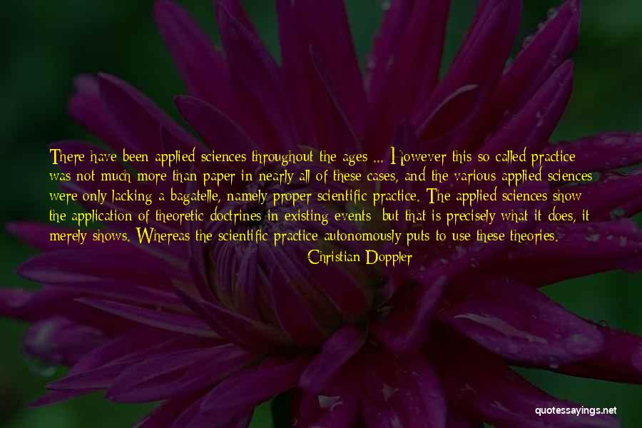 What Is Science Quotes By Christian Doppler What Is Science Quotes By Christian Doppler