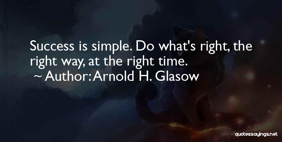 What Is Success Quotes By Arnold H. Glasow