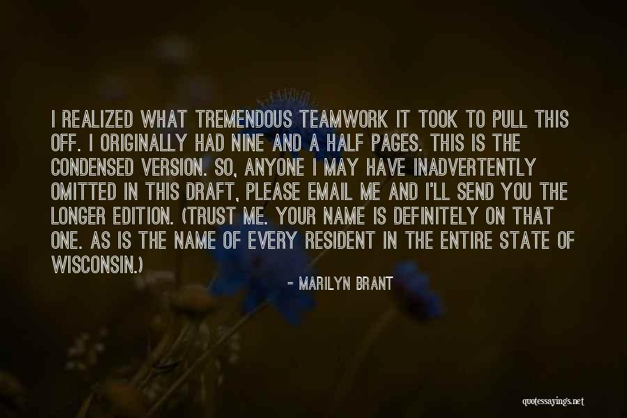 What Is Teamwork Quotes By Marilyn Brant What Is Teamwork Quotes By Marilyn Brant