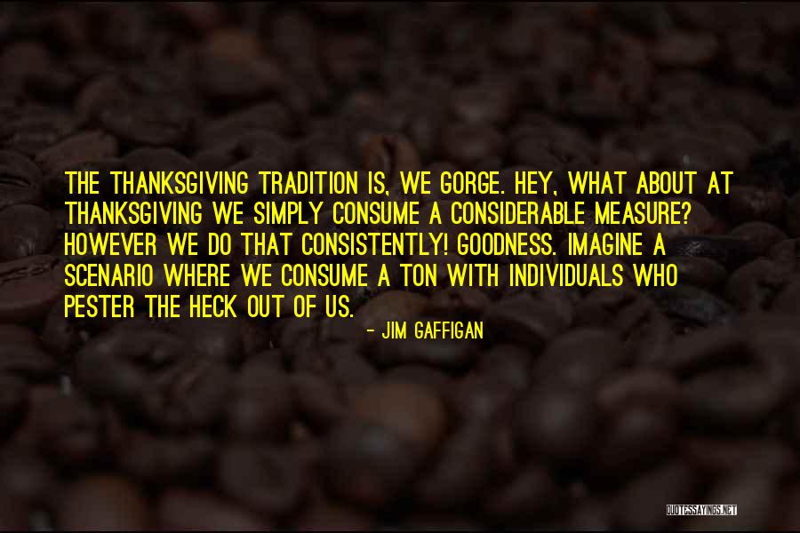 What Is Thanksgiving All About Quotes By Jim Gaffigan