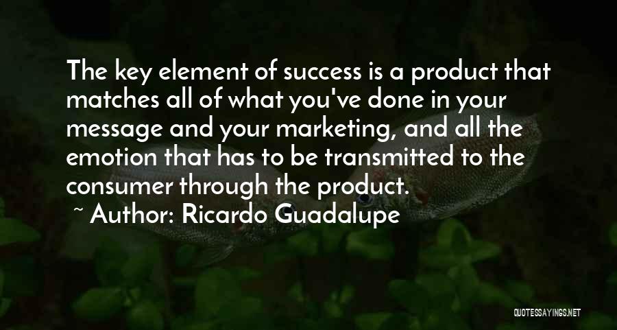 What Is The Key To Success Quotes By Ricardo Guadalupe