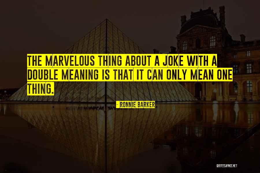 What Is The Meaning Of Double Quotes By Ronnie Barker What Is The Meaning Of Double Quotes By Ronnie Barker