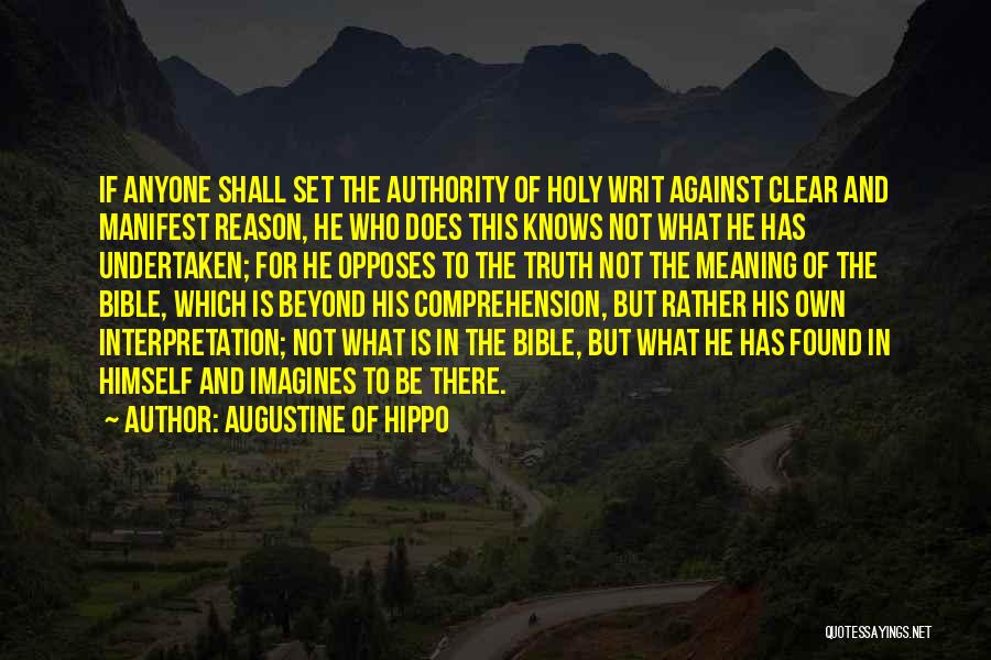 What Is Truth Bible Quotes By Augustine Of Hippo