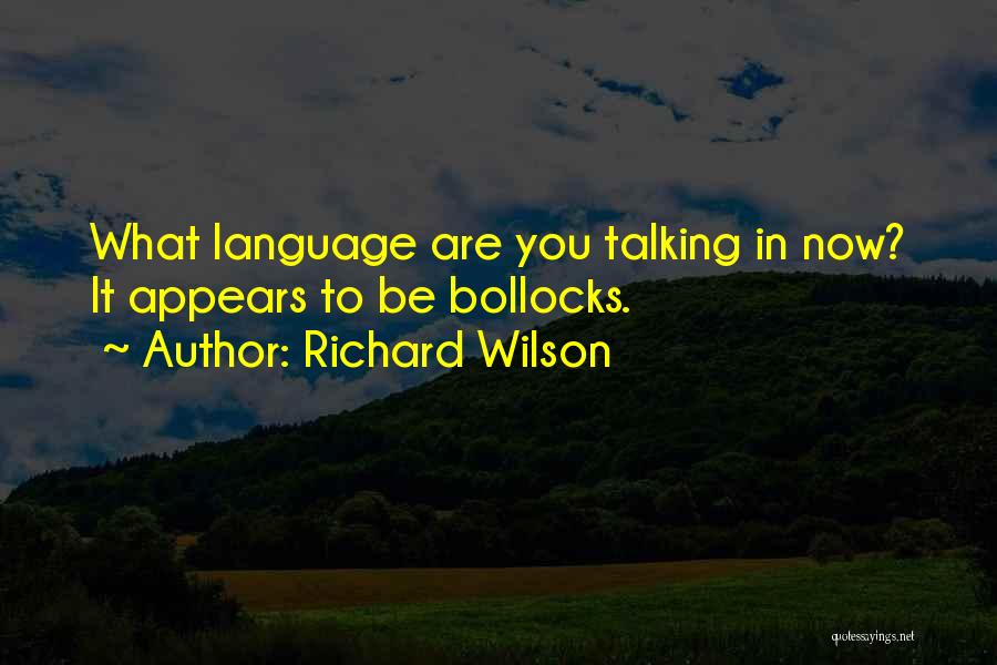 What It Appears To Be Quotes By Richard Wilson
