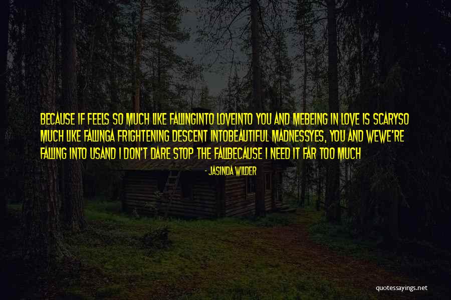 What It Feels Like To Fall In Love Quotes By Jasinda Wilder What It Feels Like To Fall In Love Quotes By Jasinda Wilder