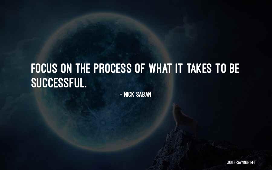 What It Takes To Be Successful Quotes By Nick Saban What It Takes To Be Successful Quotes By Nick Saban
