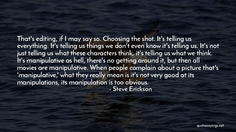 What Its Really All About Quotes By Steve Erickson