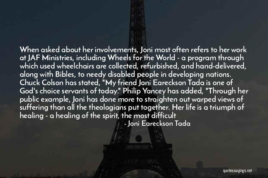 What Kind Of A Friend Are You Quotes By Joni Eareckson Tada What Kind Of A Friend Are You Quotes By Joni Eareckson Tada