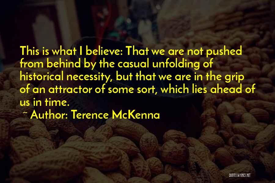 What Lies Ahead Of Us Quotes By Terence McKenna