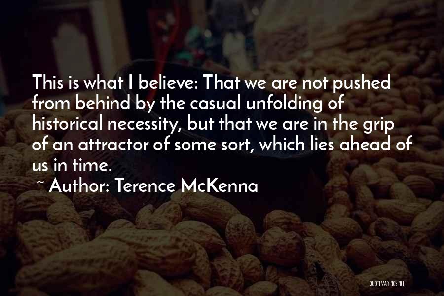 What Lies Behind Us Quotes By Terence McKenna