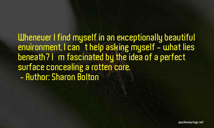 What Lies Beneath The Surface Quotes By Sharon Bolton