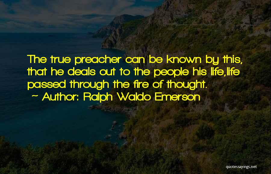 What Life Deals Quotes By Ralph Waldo Emerson