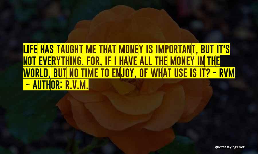 What Life Has Taught Me Quotes By R.v.m.