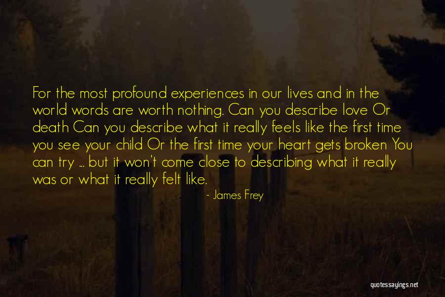 What Love Feels Like Quotes By James Frey