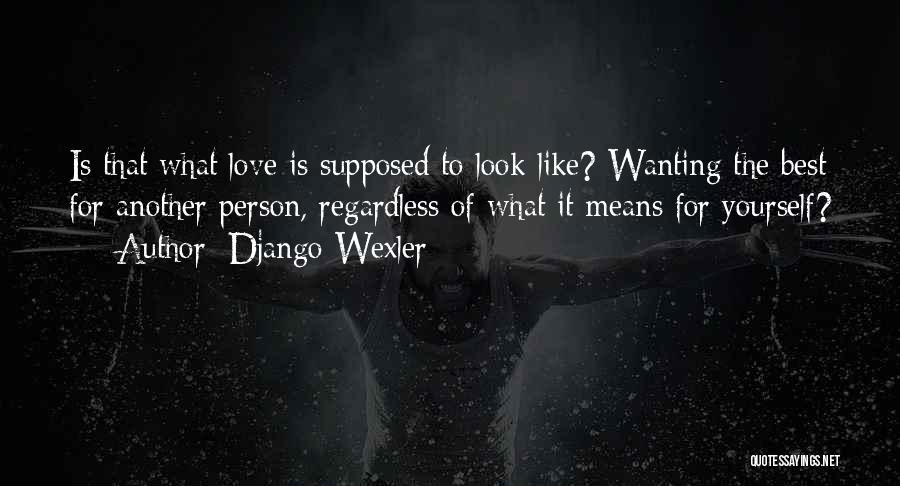 What Love Means Quotes By Django Wexler