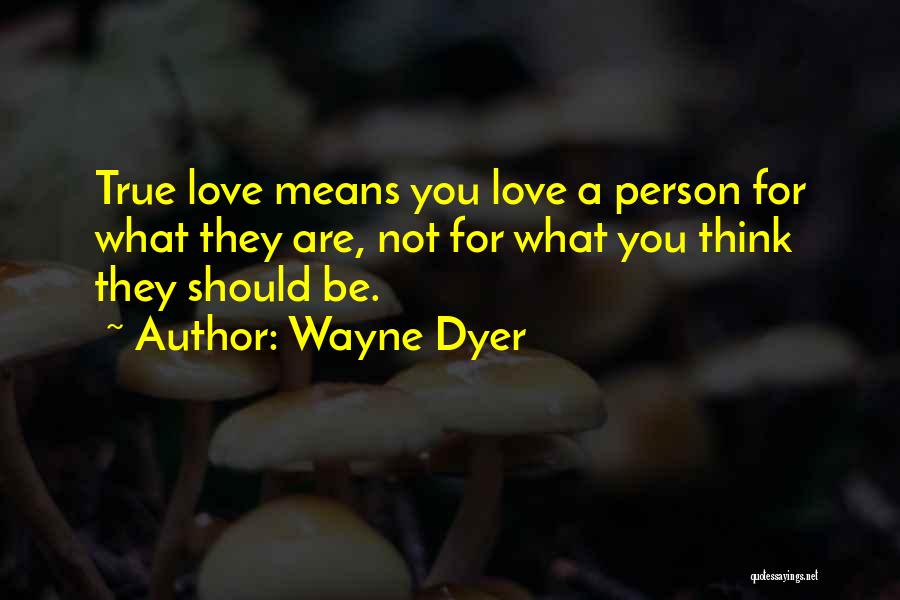 What Love Means Quotes By Wayne Dyer