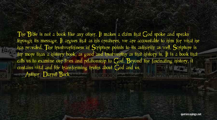 What Makes A Good Book Quotes By Darrell Bock