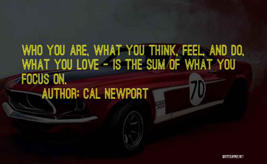 What Makes A Person Wealthy Quotes By Cal Newport