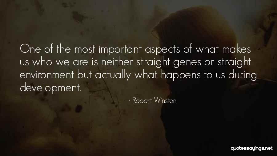 What Makes Us Who We Are Quotes By Robert Winston