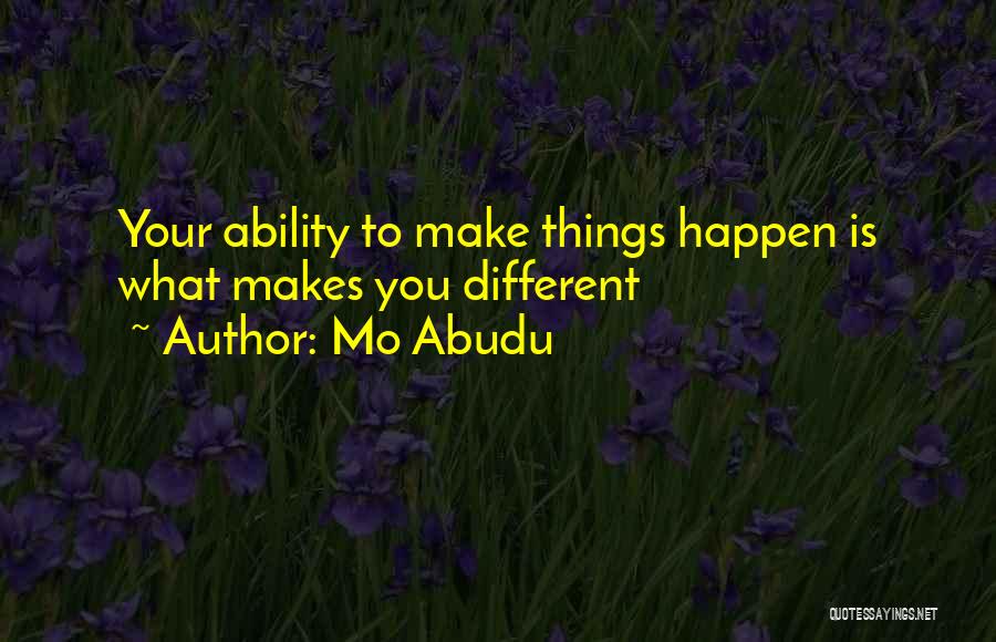 What Makes You Different Quotes By Mo Abudu