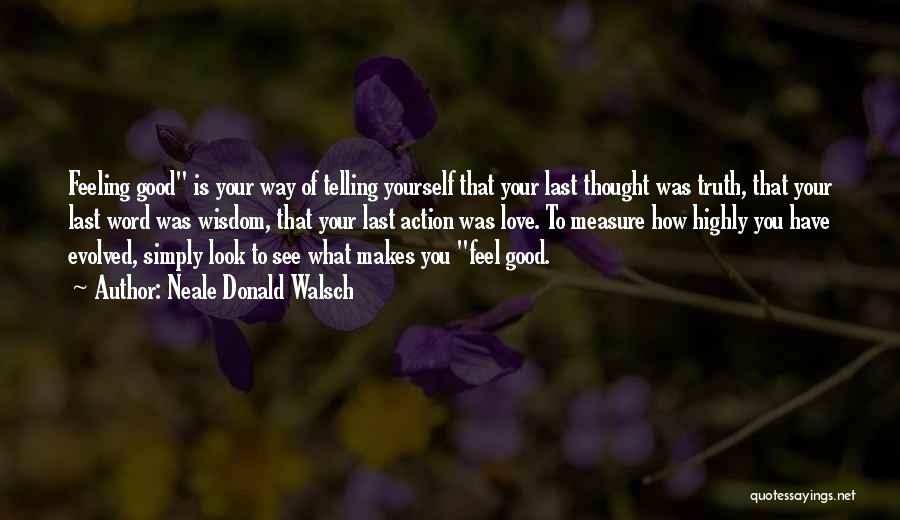 What Makes You Feel Good Quotes By Neale Donald Walsch