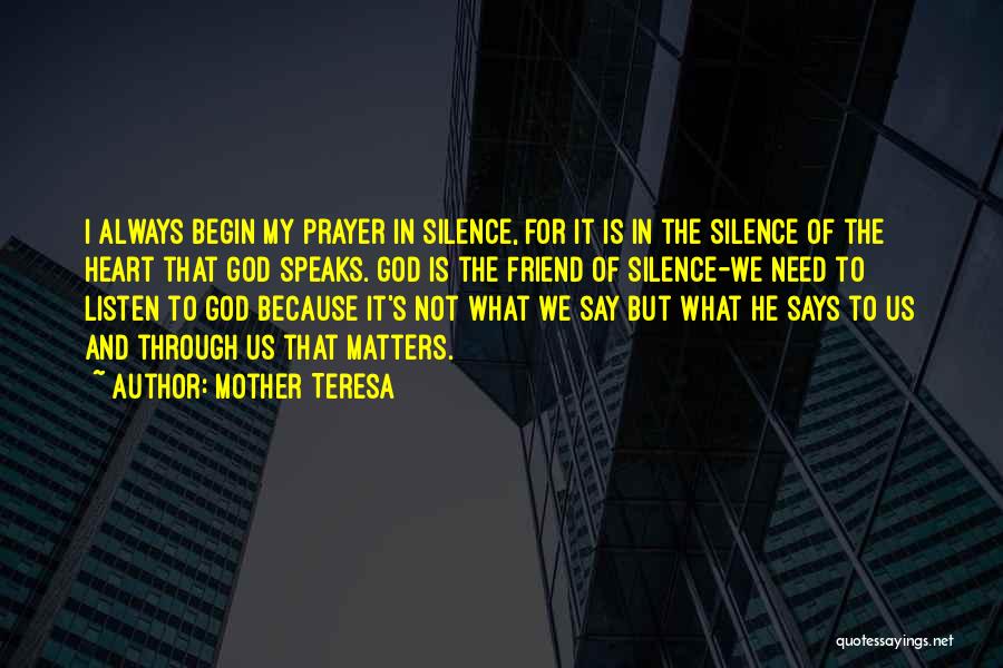 What Matters Is The Heart Quotes By Mother Teresa