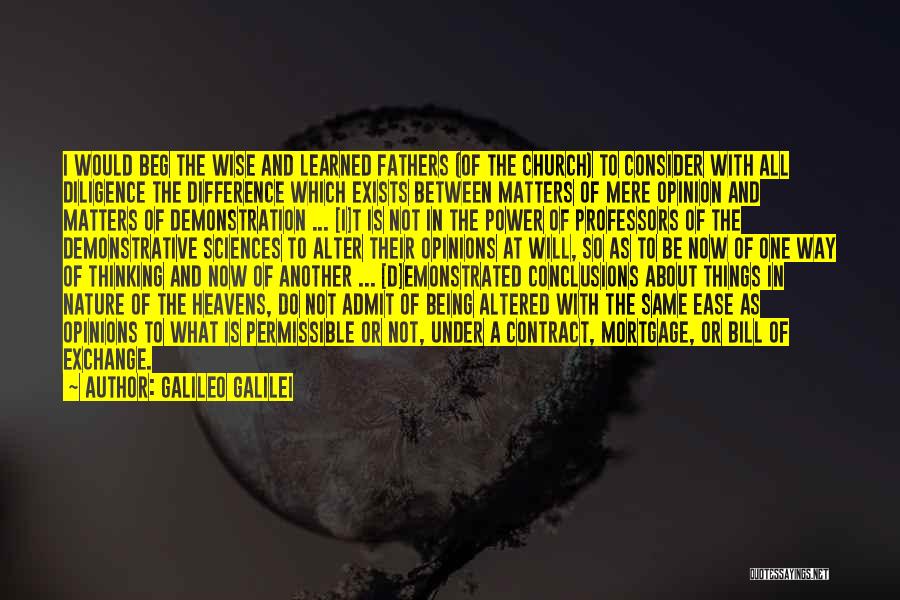 What Matters Now Quotes By Galileo Galilei