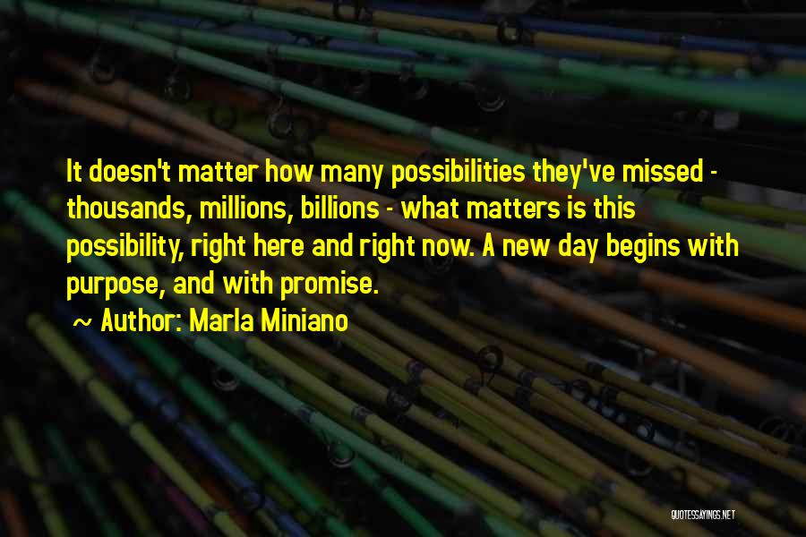 What Matters Now Quotes By Marla Miniano