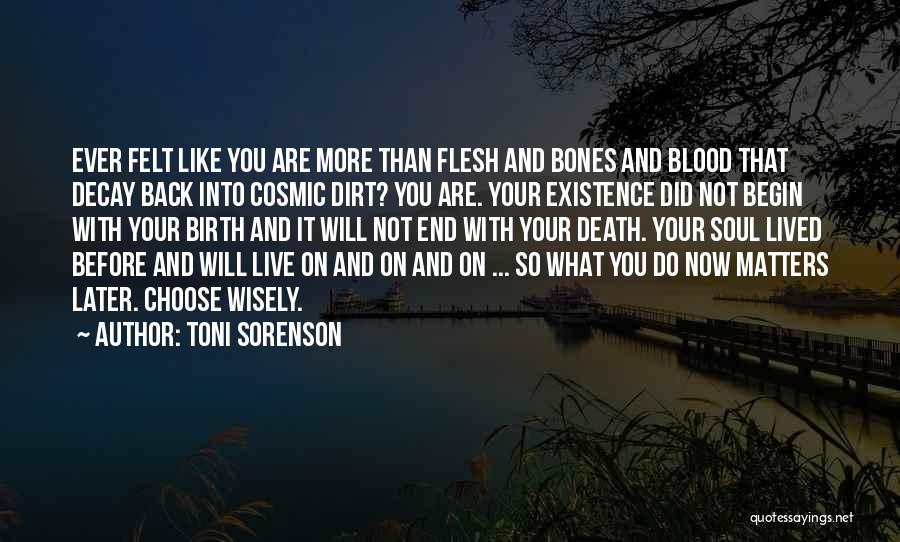 What Matters Now Quotes By Toni Sorenson